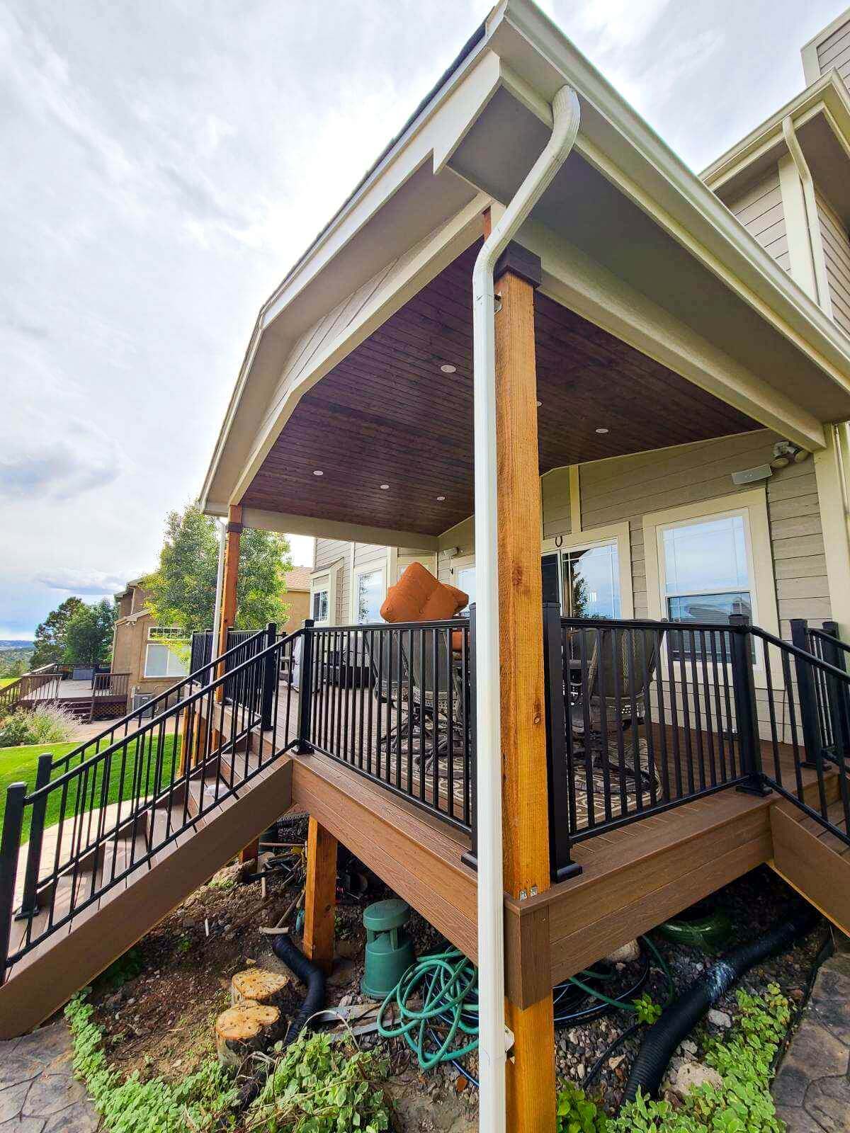 Custom deck project in Air Force Academy
