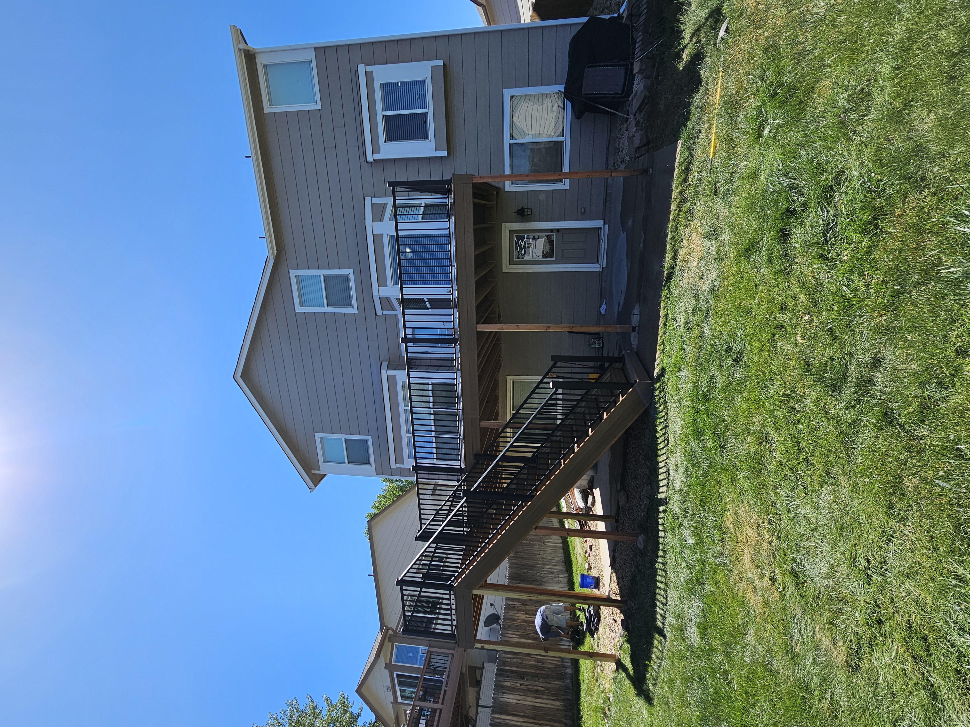 Deck framing and substructure installed by All Custom Deck