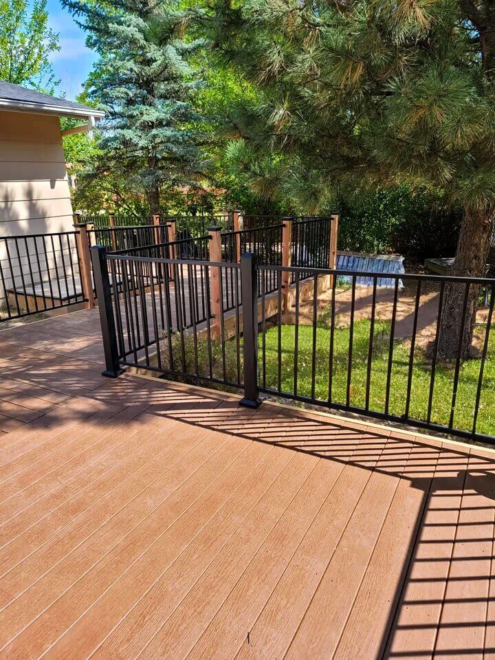 Outdoor living space in Powers Corridor
