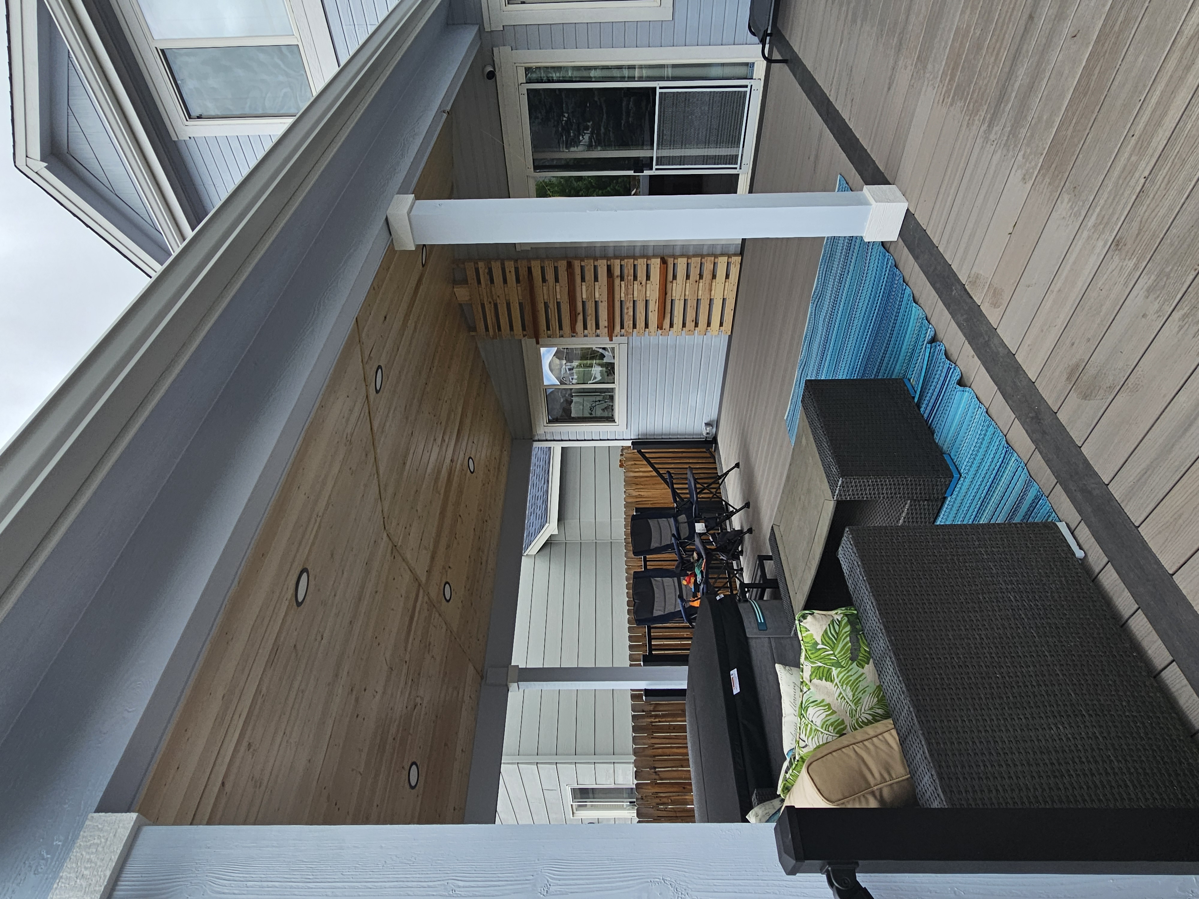Composite deck build in Peyton
