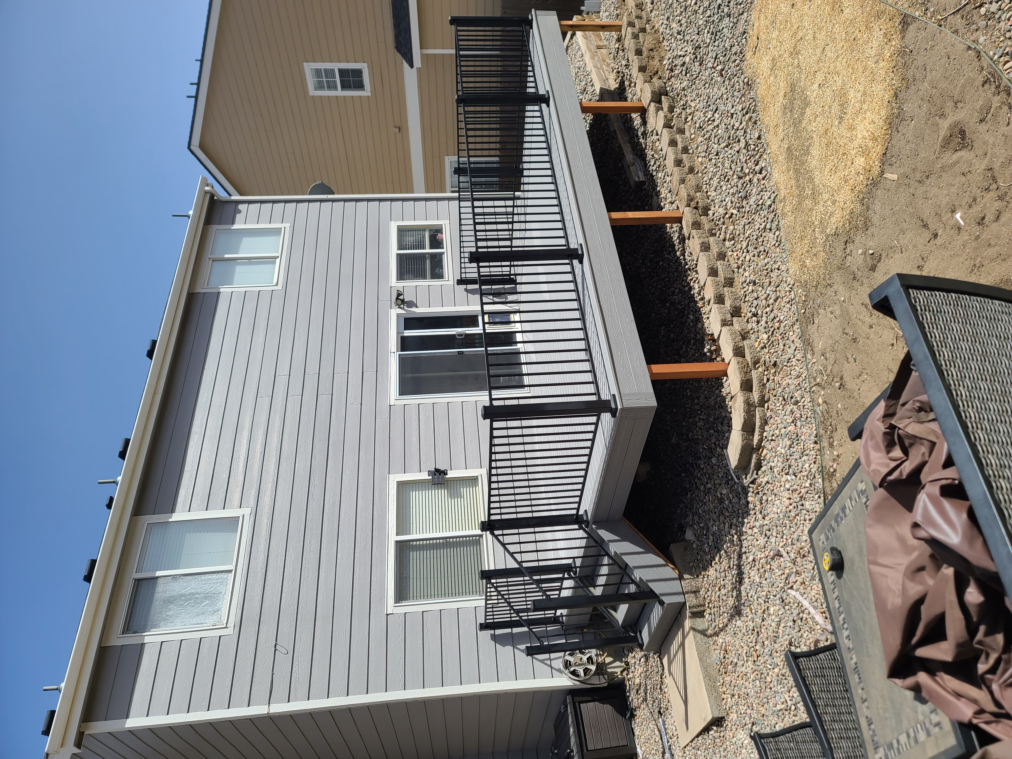 Deck framing and substructure installed by All Custom Deck