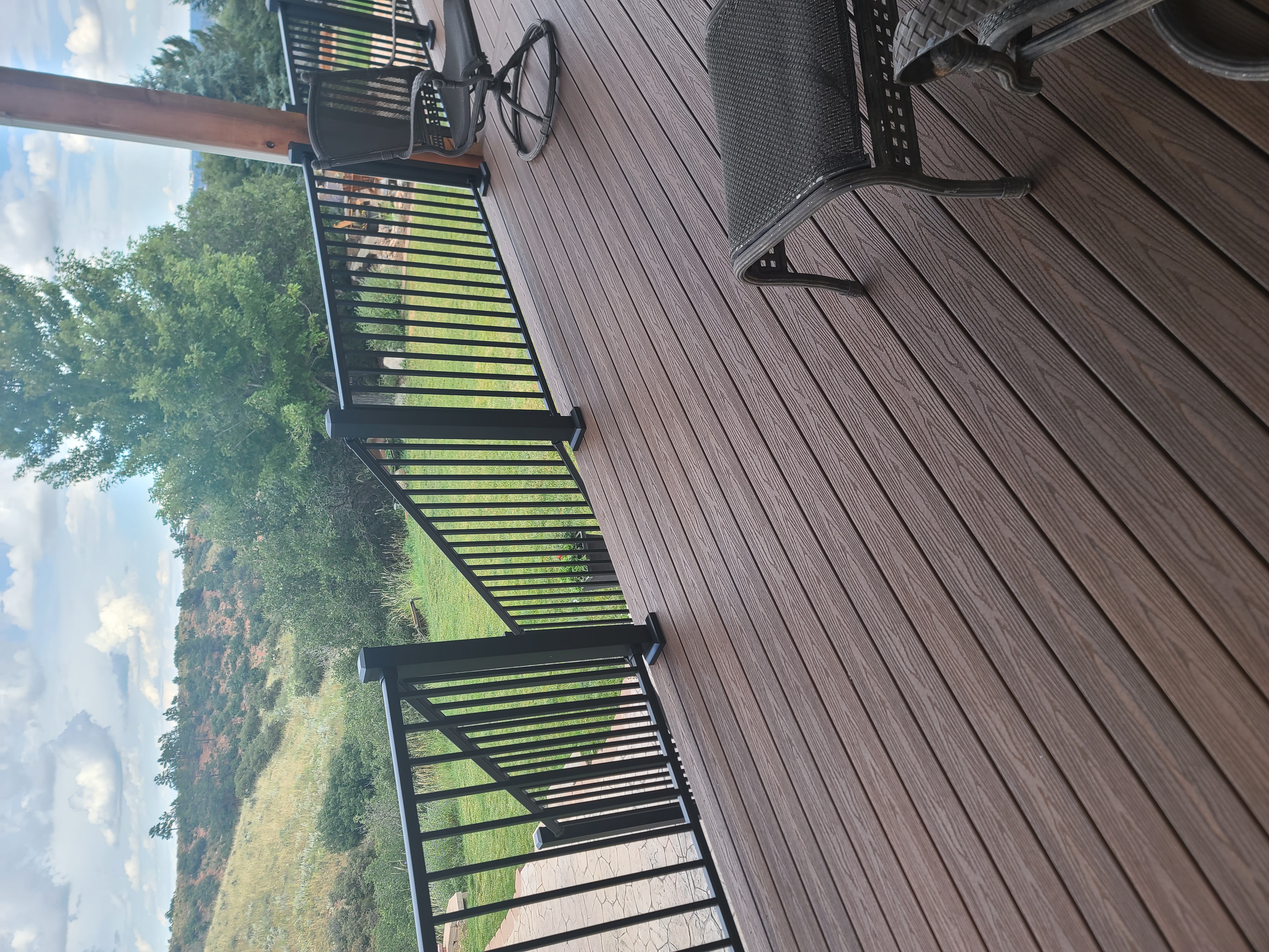 Deck framing and substructure installed by All Custom Deck