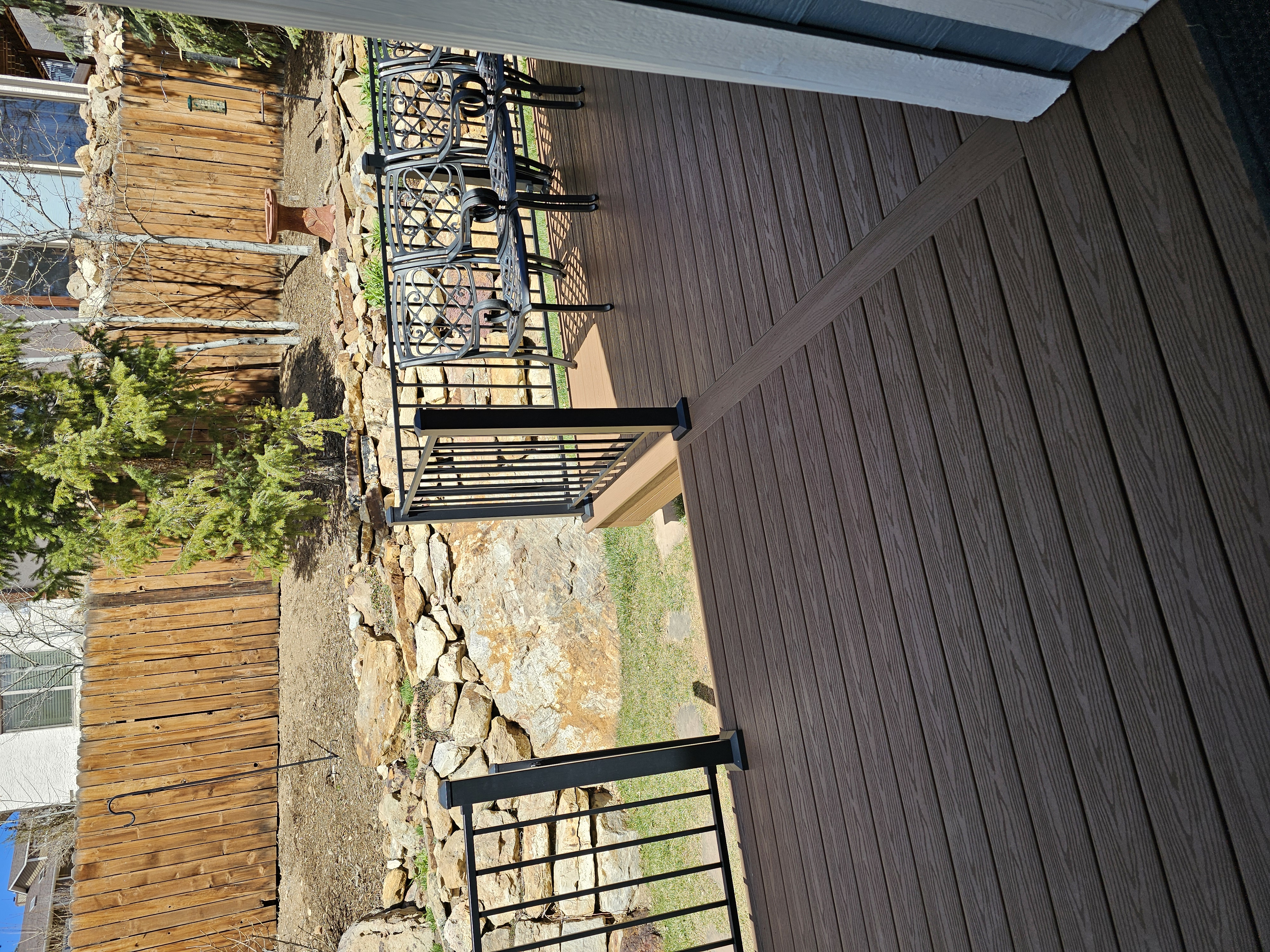 Deck framing and substructure installed by All Custom Deck