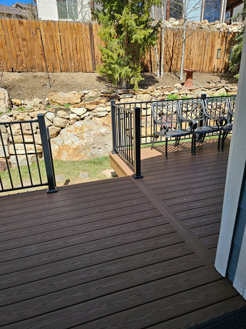 Deck framing and substructure installed by All Custom Deck
