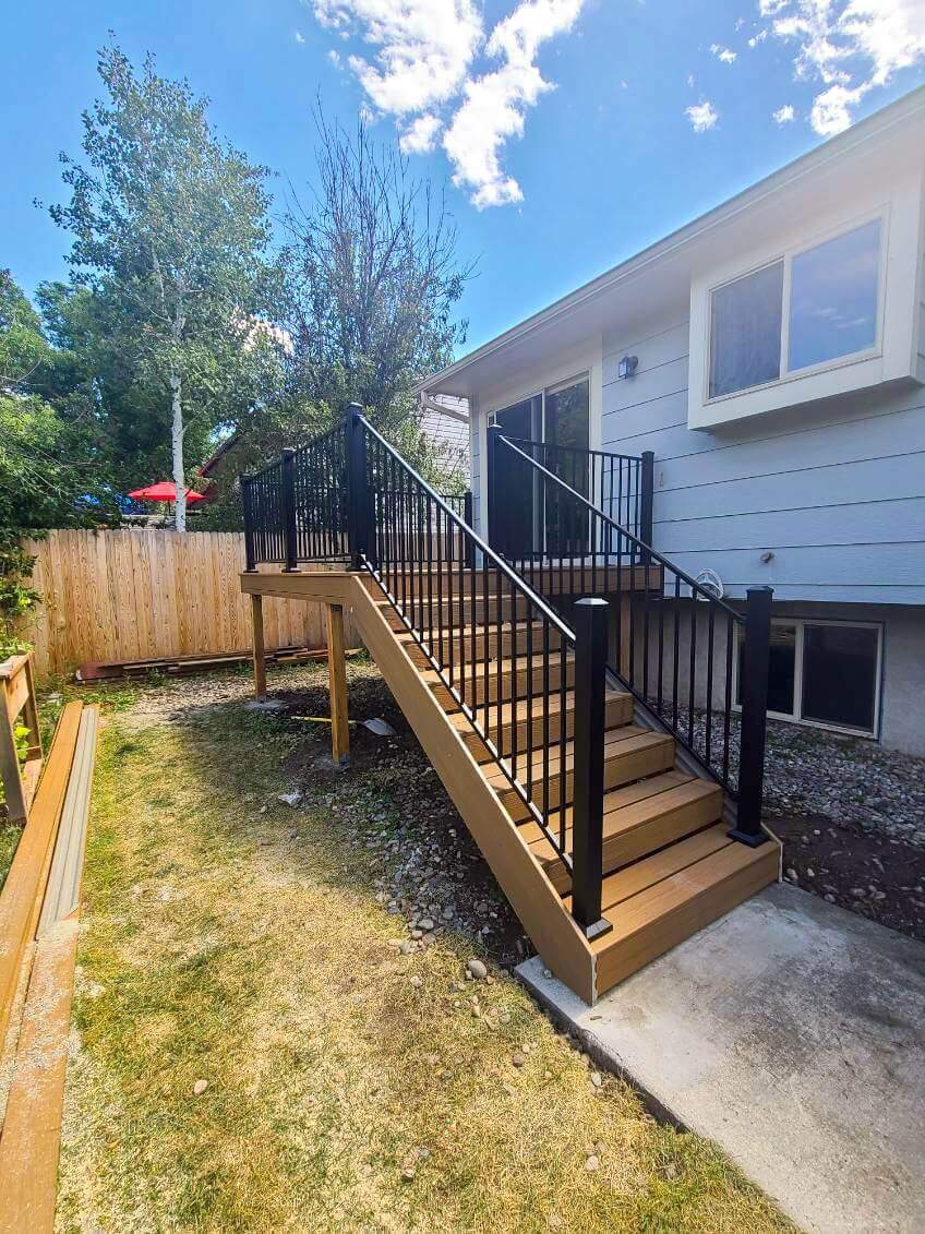 Covered outdoor living space in Colorado Springs 80938