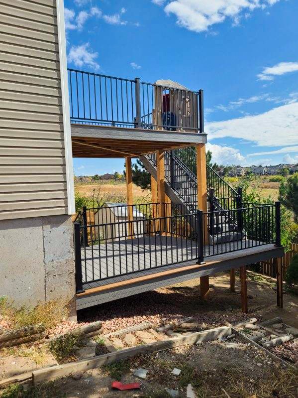 Outdoor living space in Cordera