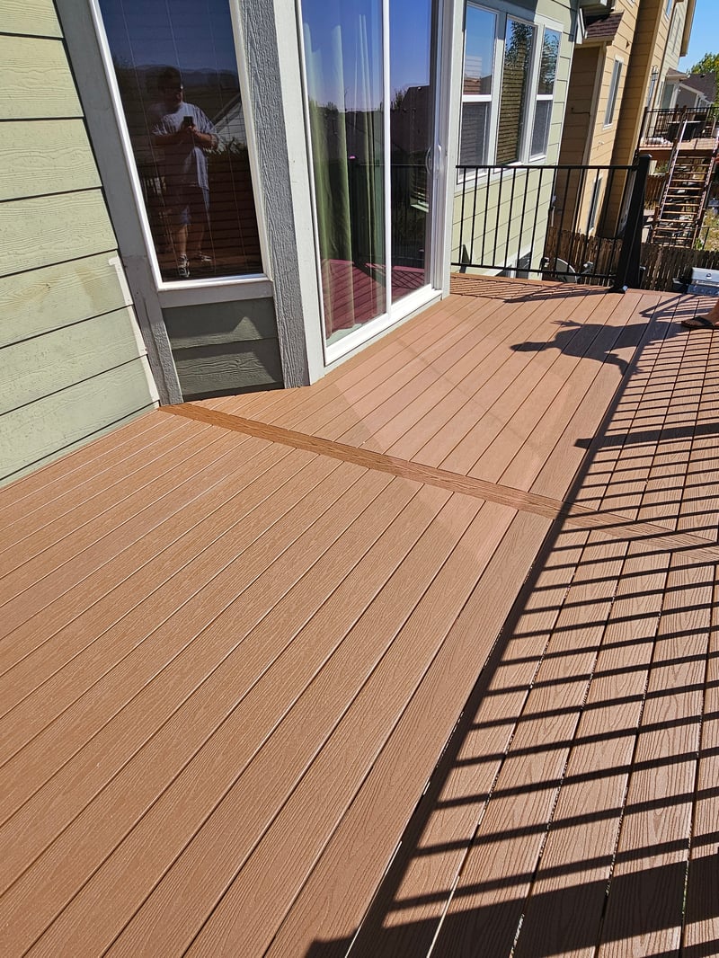 Deck framing and substructure installed by All Custom Deck
